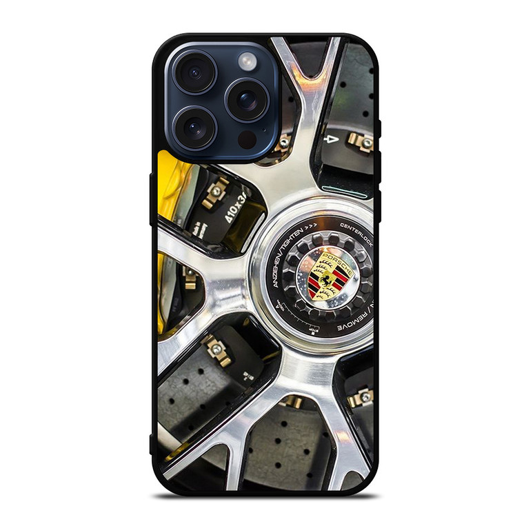 PORSCHE LOGO RIM iPhone 15 Pro Max Case Cover