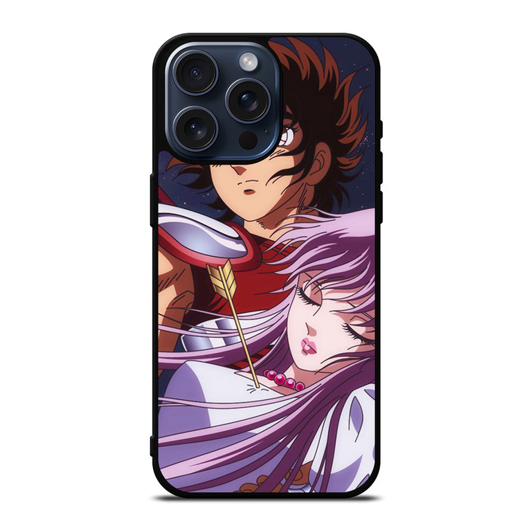 SAINT SEIYA PEGASUSAND PRINCESS ATHENA iPhone 15 Pro Max Case Cover