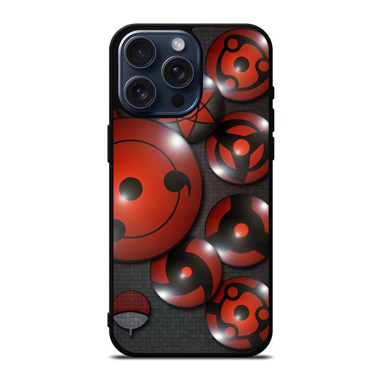 SHARINGAN EYE COLLAGE NARUTO iPhone 15 Pro Max Case Cover