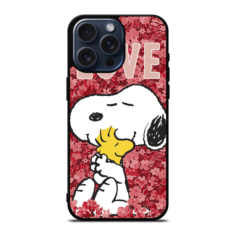 SNOOPY THE PEANUTS LOVE iPhone 15 Pro Max Case Cover