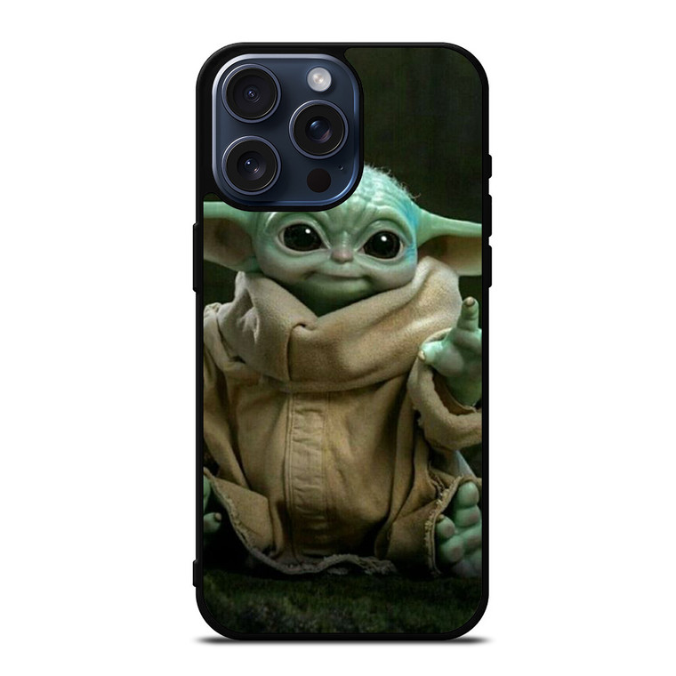 STAR WARS CUTE BABY YODA GROGU iPhone 15 Pro Max Case Cover