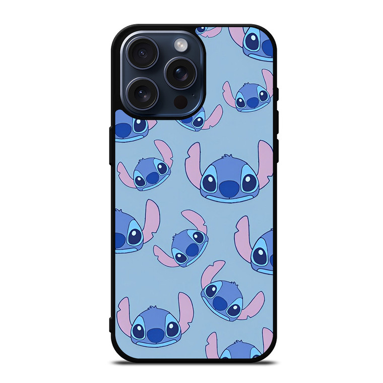 STITCH HEAD DISNEY CARTOON iPhone 15 Pro Max Case Cover