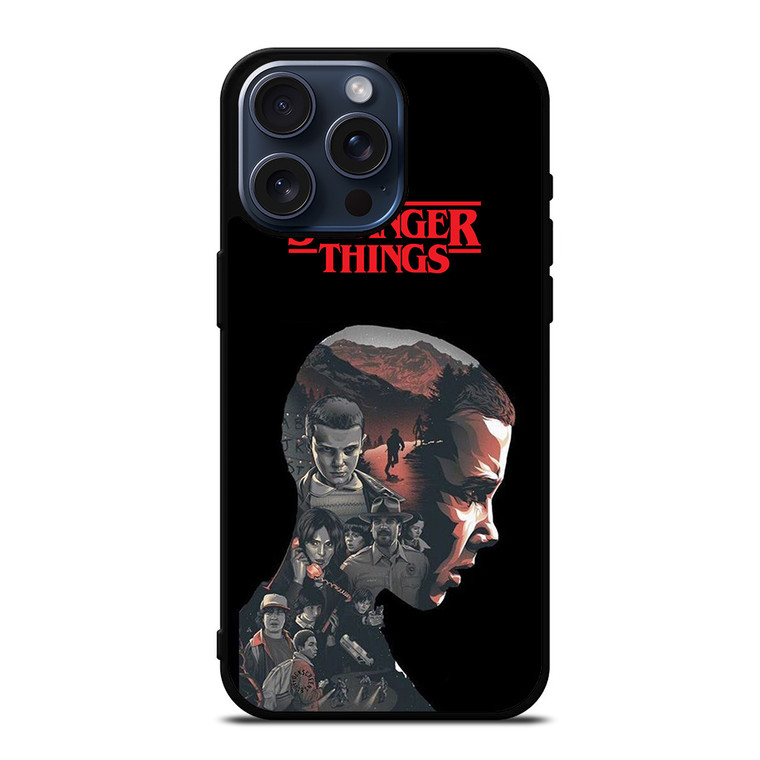 STRANGER THINGS ART iPhone 15 Pro Max Case Cover