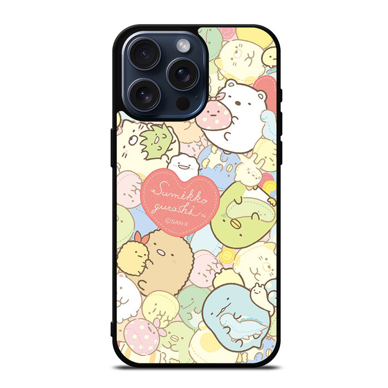 SUMIKKO GURASHI CUTE iPhone 15 Pro Max Case Cover