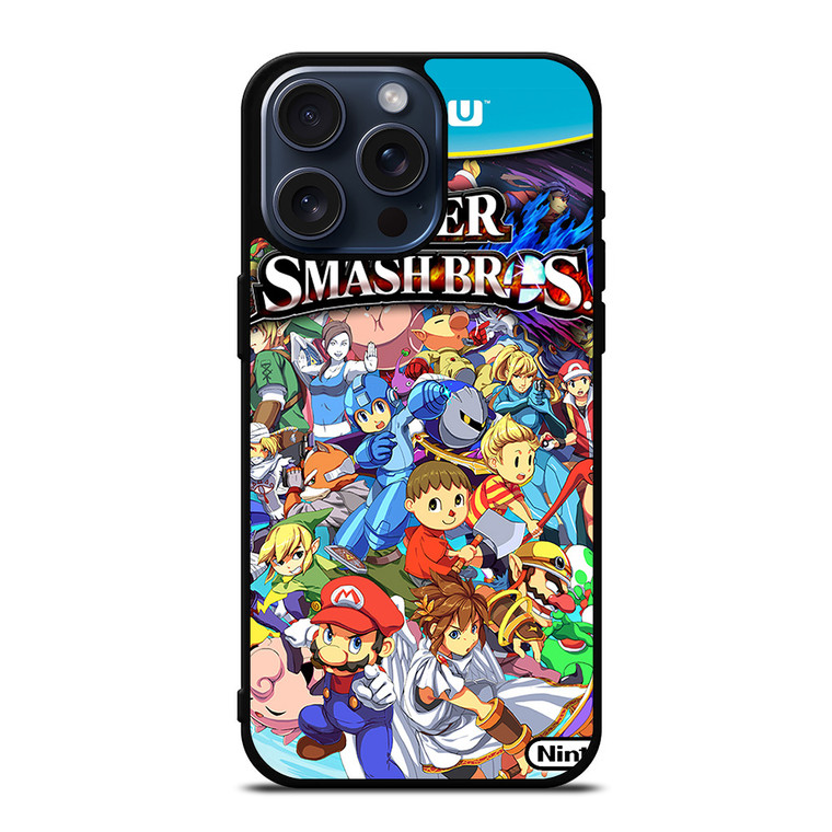 SUPER SMASH BROSS WII iPhone 15 Pro Max Case Cover