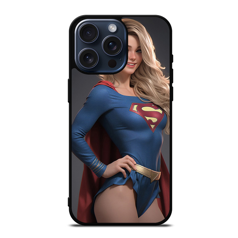 SUPERGIRL DC SUPERHERO SEXY iPhone 15 Pro Max Case Cover