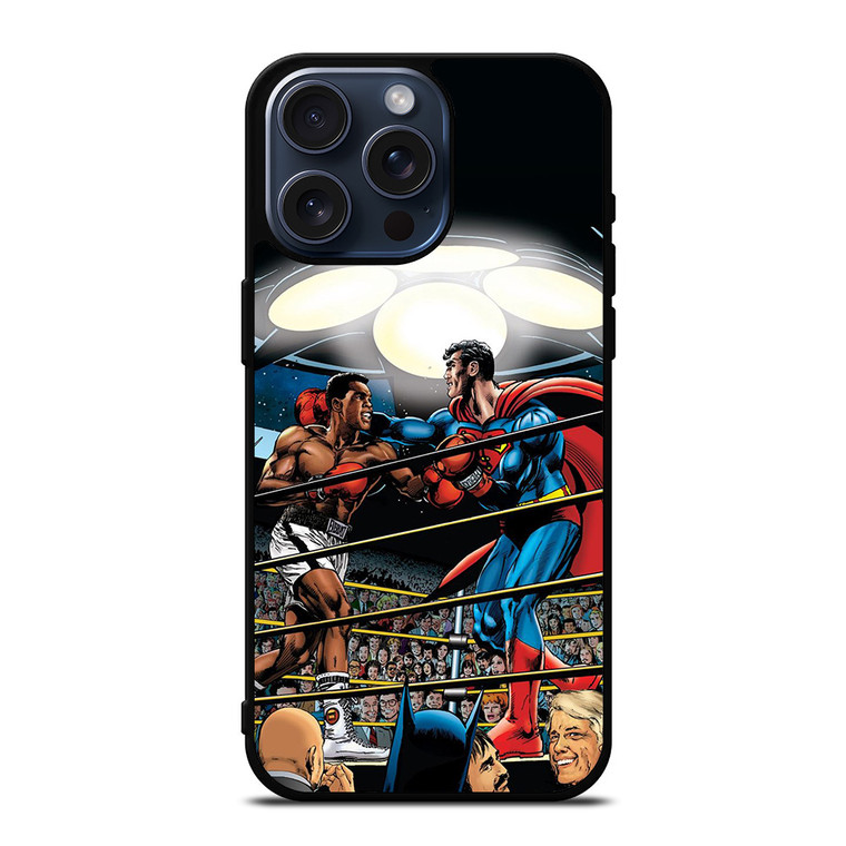 SUPERMAN VS MUHAMMAD ALI iPhone 15 Pro Max Case Cover