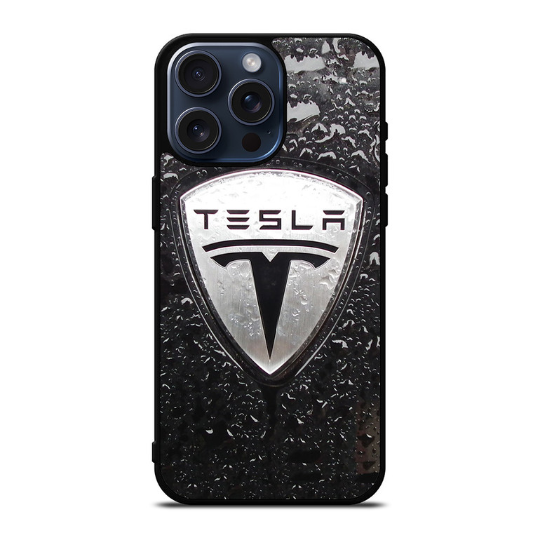 TESLA MOTORS EMBLEM iPhone 15 Pro Max Case Cover