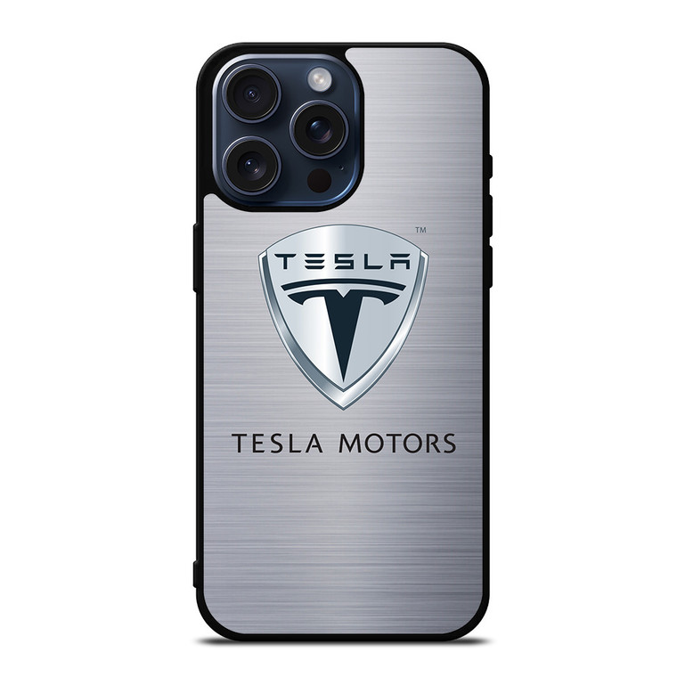 TESLA MOTORS LOGO iPhone 15 Pro Max Case Cover