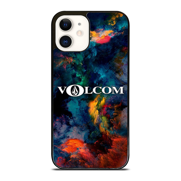 COLORFUL LOGO VOLCOM iPhone 12 Case Cover