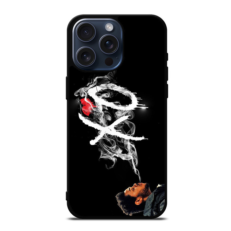 THE WEEKND XO SMOKED LOGO iPhone 15 Pro Max Case Cover