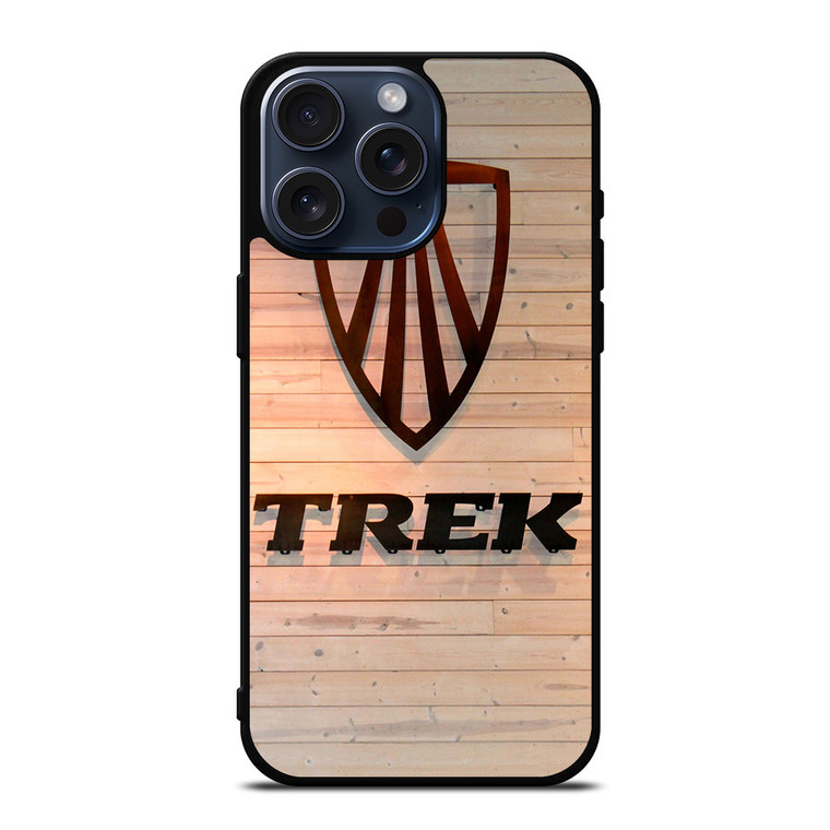 TREK BIKE WOODEN LOGO iPhone 15 Pro Max Case Cover