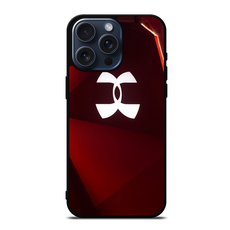 UNDER ARMOUR RED LOGO iPhone 15 Pro Max Case Cover