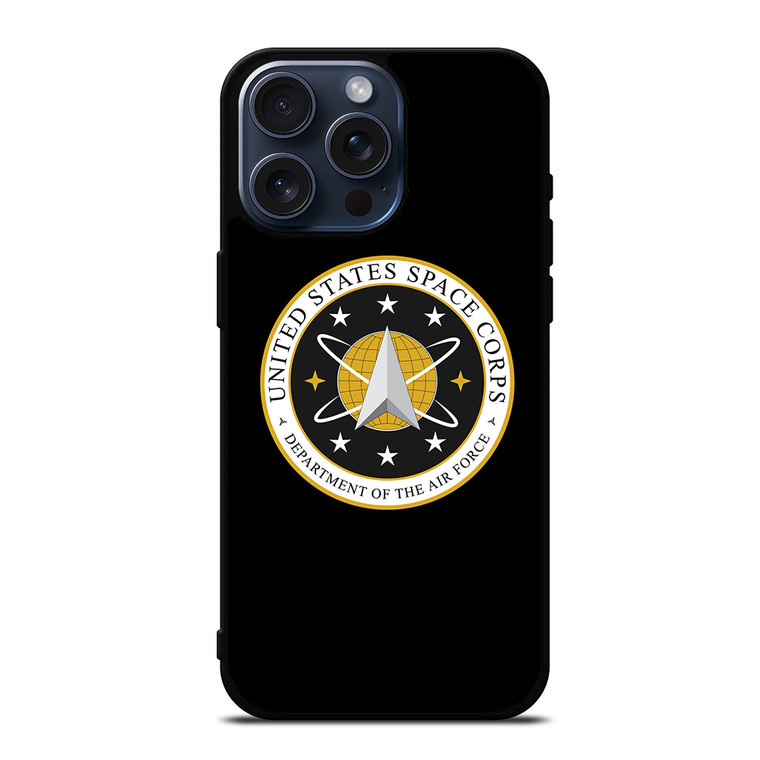 UNITED STATES SPACE CORPS USSC LOGO iPhone 15 Pro Max Case Cover