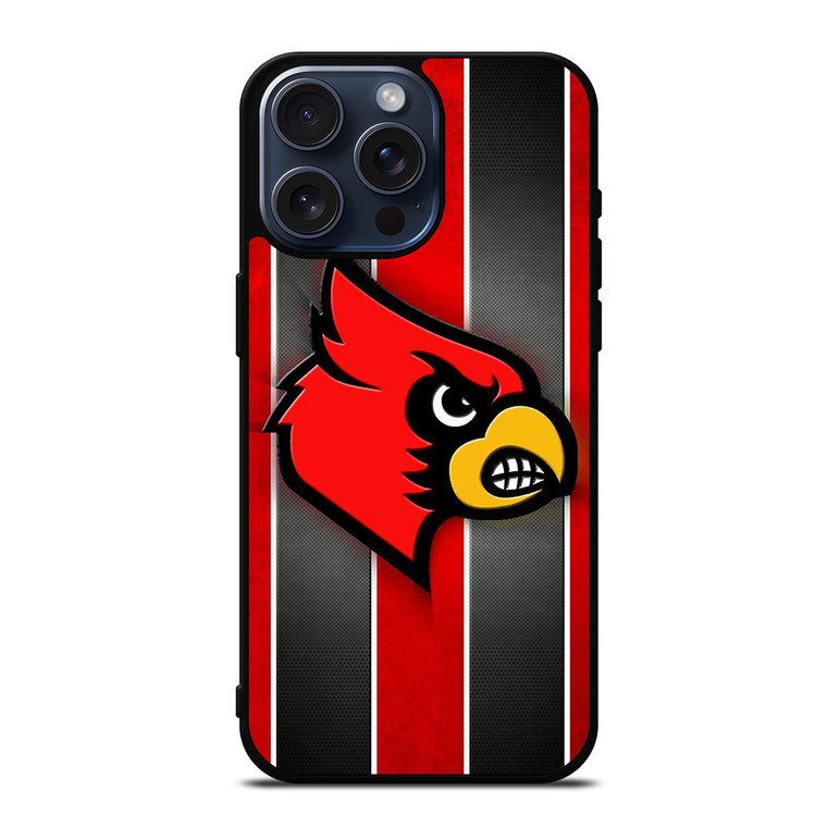 UNIVERSITY OF LOUISVILLE CARDINALS LOGO iPhone 15 Pro Max Case Cover