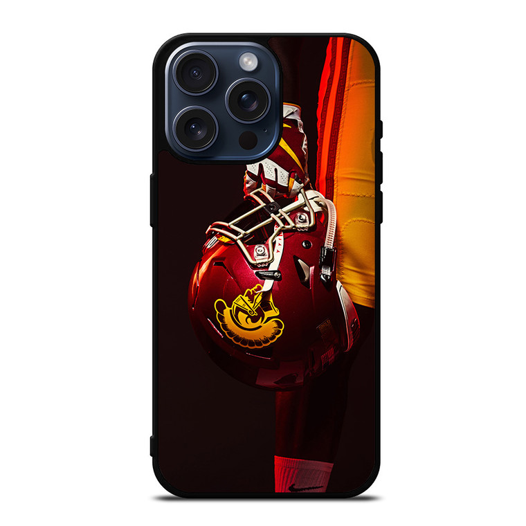 USC TROJANS FOOTBALL HELMET iPhone 15 Pro Max Case Cover