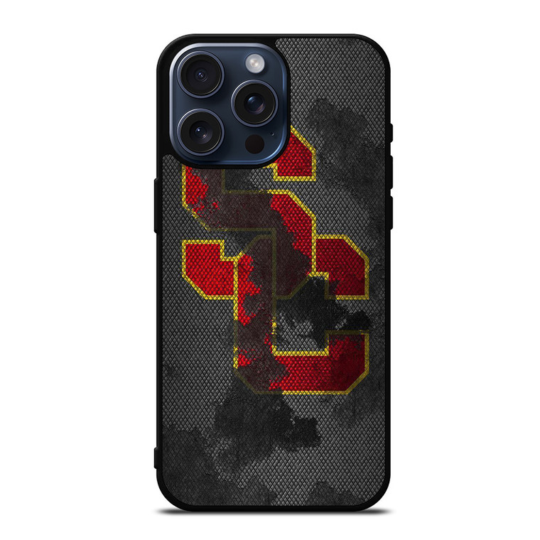 USC TROJANS RUSTY NFL iPhone 15 Pro Max Case Cover