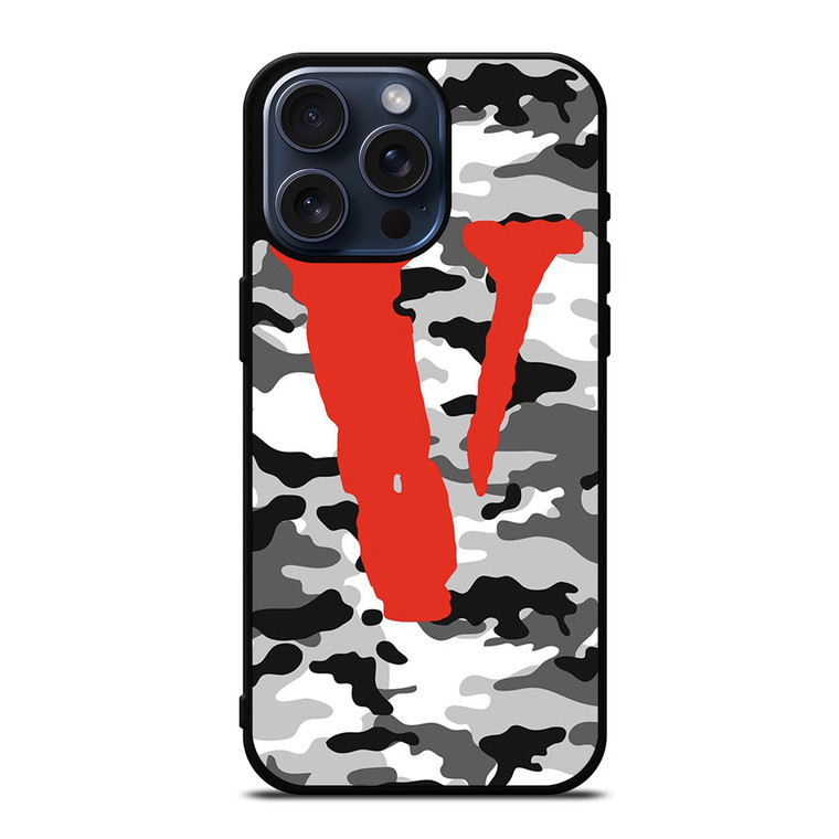 VLONE CAMO LOGO iPhone 15 Pro Max Case Cover