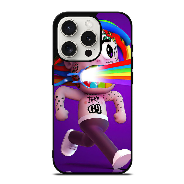 6IX9INE 69 RAPPER CARTOON iPhone 15 Pro Case Cover