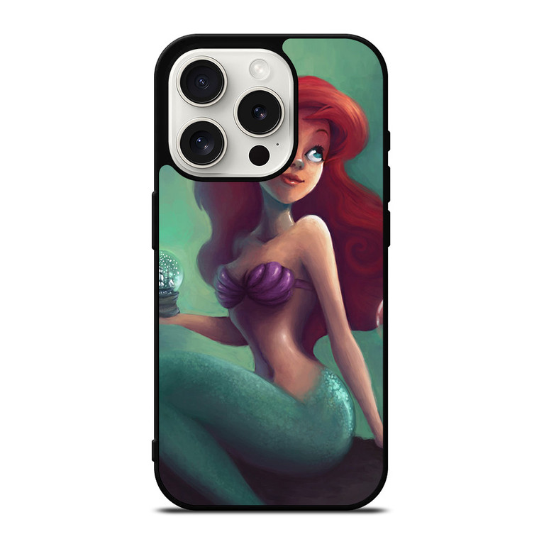 ARIEL THE LITTLE MERMAID ART iPhone 15 Pro Case Cover