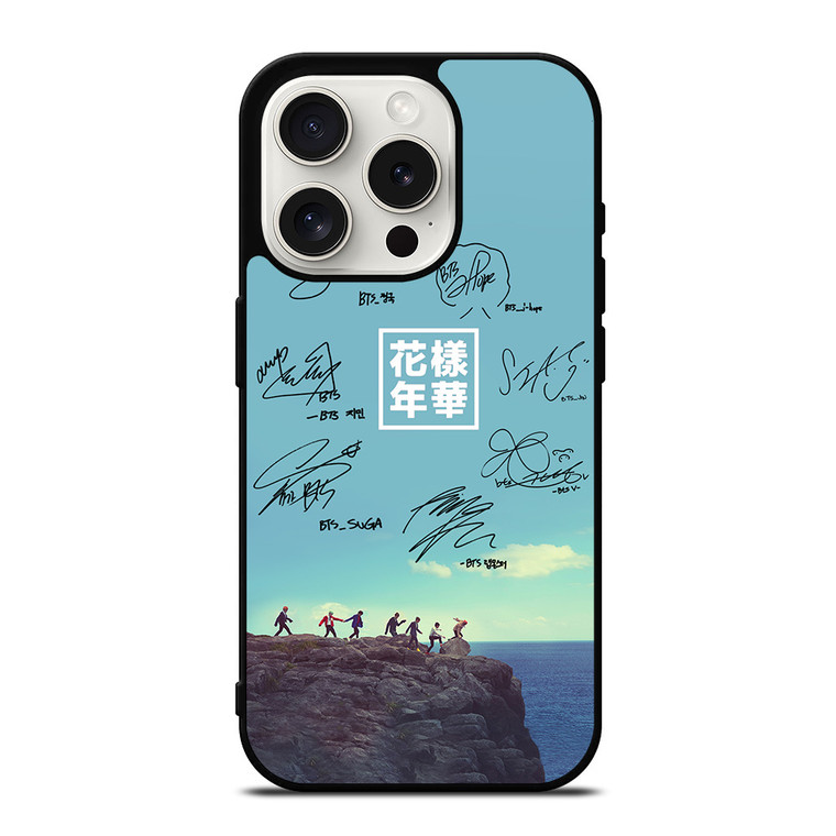 BANGTAN BOYS BTS SIGNATURE 2 iPhone 15 Pro Case Cover