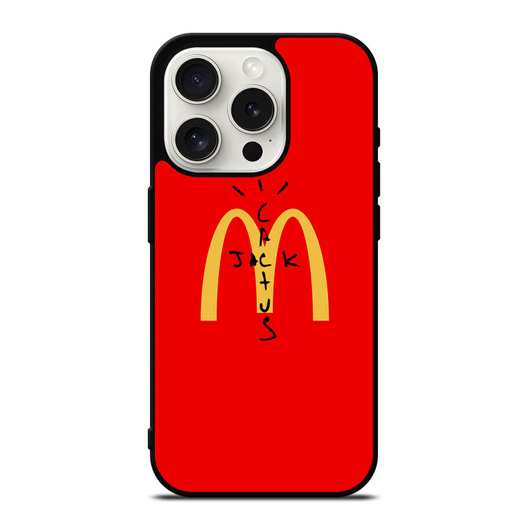 CACTUS JACK TRAVIS SCOTT MCDONALDS iPhone 15 Pro Case Cover