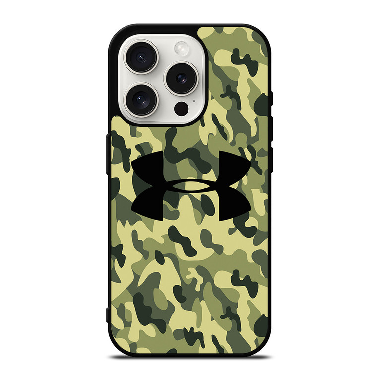 CAMO BAPE UNDER ARMOUR iPhone 15 Pro Case Cover