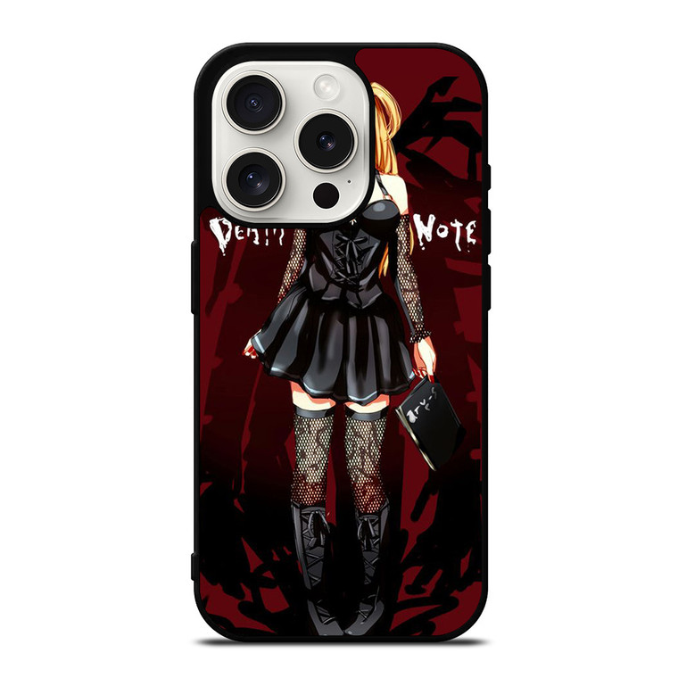 DEATH NOTE ANIME MISA AMANE iPhone 15 Pro Case Cover