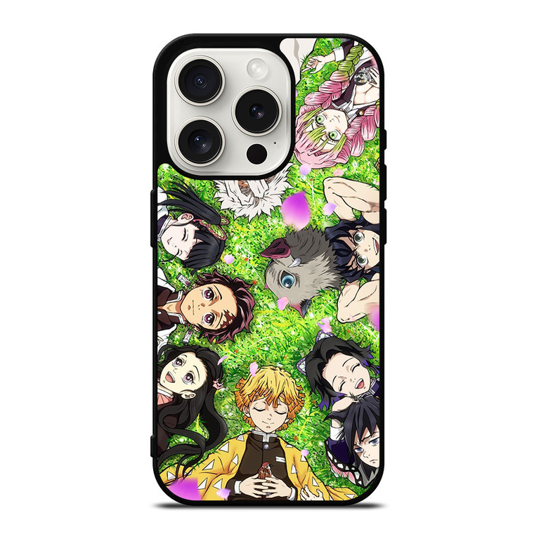 DEMON SLAYER CHARACTER ANIME iPhone 15 Pro Case Cover