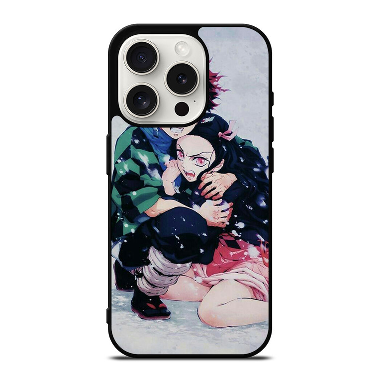DEMON SLAYER KIMETSU NO YAIBA TANJIRO KAMADO NEZUKO iPhone 15 Pro Case Cover