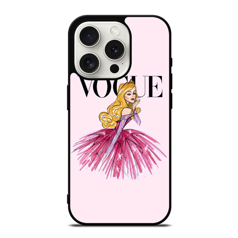 DISNEY PRINCESS AURORA VOGUE iPhone 15 Pro Case Cover
