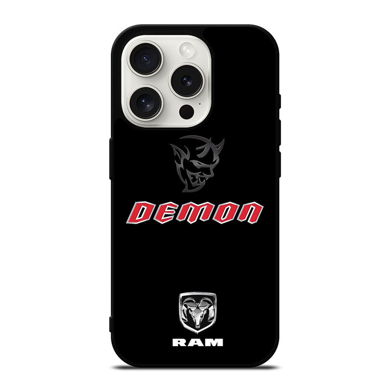 DODGE RAM DEMON LOGO iPhone 15 Pro Case Cover