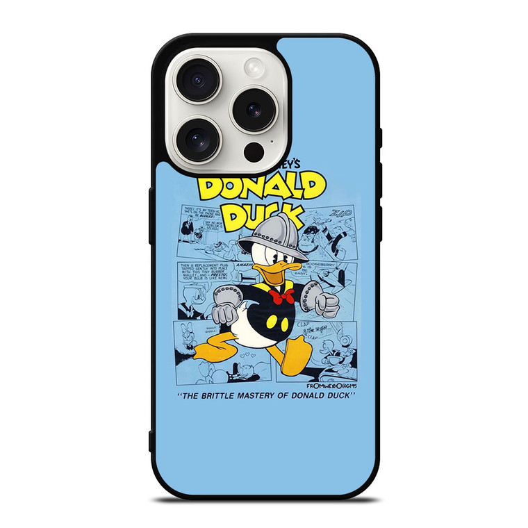 DONALD UCK WALT DISNEY CARTOON iPhone 15 Pro Case Cover