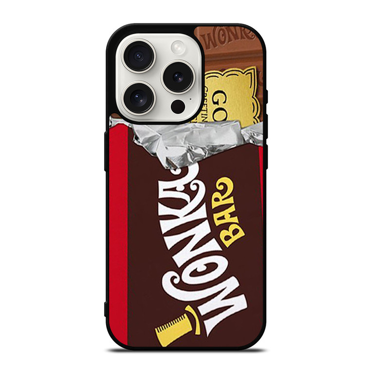 GOLDEN TICKET CHOCOLATE WONKA BAR iPhone 15 Pro Case Cover
