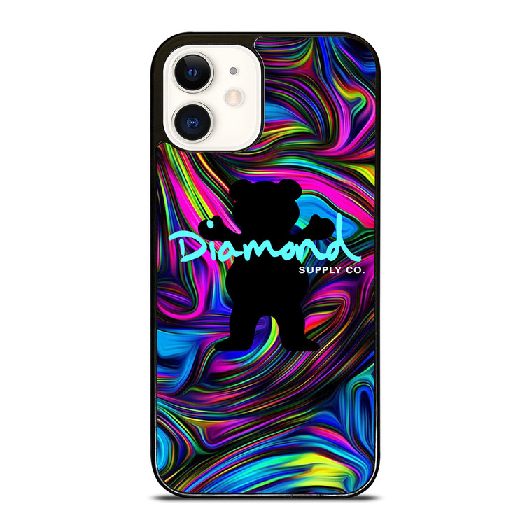 DIAMOND SUPPLY BEAR iPhone 12 Case Cover