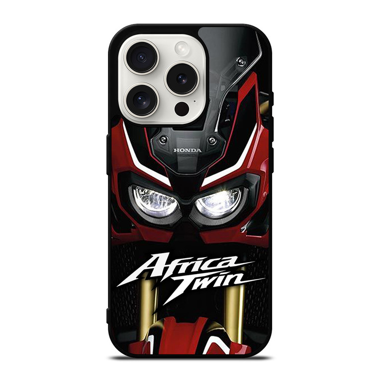 HONDA AFRICA TWIN FRONT VIEW iPhone 15 Pro Case Cover