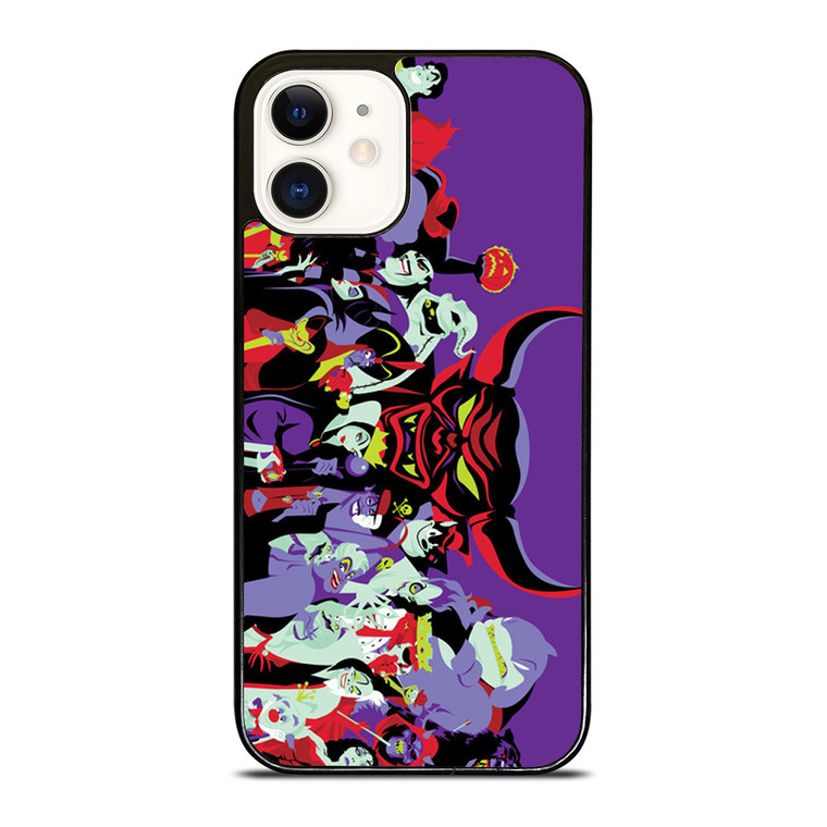 DISNEY VILLAINS CARTOON iPhone 12 Case Cover