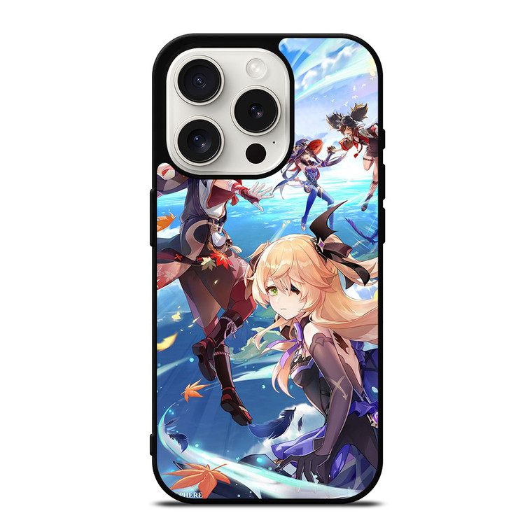 MOBILE GAME CHARACTERS GENSHIN IMPACT iPhone 15 Pro Case Cover