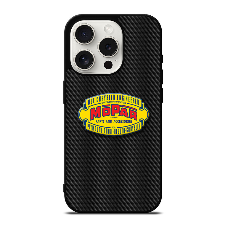 MOPAR CAR VINTAGE CARBON iPhone 15 Pro Case Cover