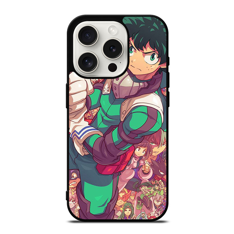 MY HERO ACADEMIA ALL CHARACTER iPhone 15 Pro Case Cover