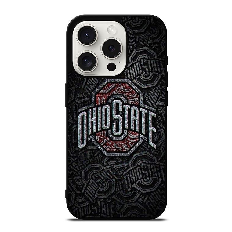 OHIE STATE BUCKEYES LOGO ART iPhone 15 Pro Case Cover