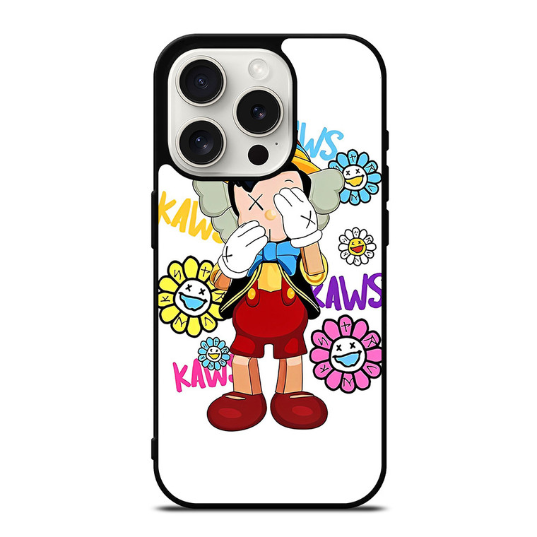 PINOKIO KAWS iPhone 15 Pro Case Cover