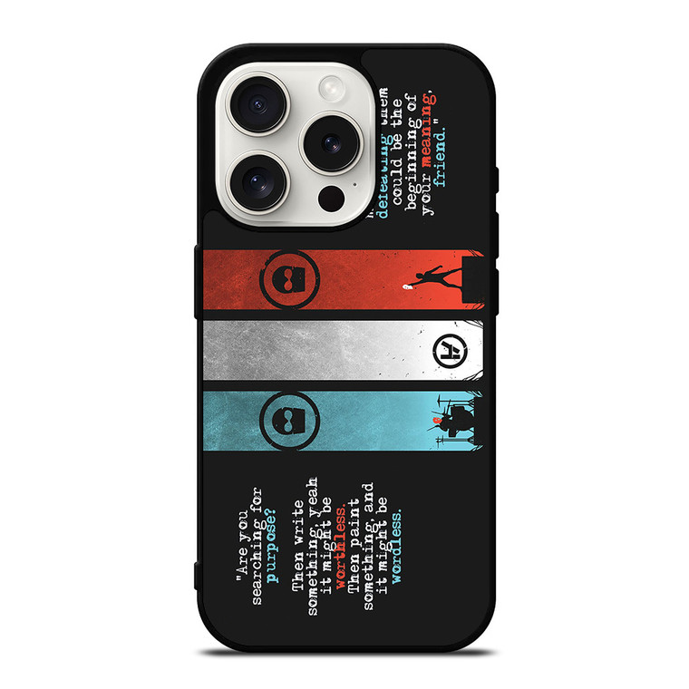 TWENTY ONE PILOTS KITCHEN SINK iPhone 15 Pro Case Cover