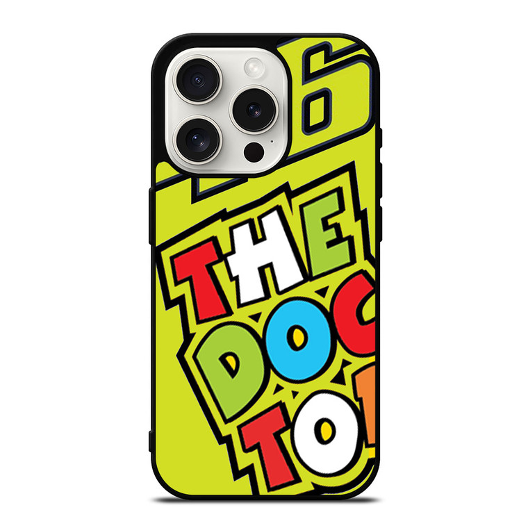 VALENTINO ROSSI VR46 THE DOCTOR iPhone 15 Pro Case Cover