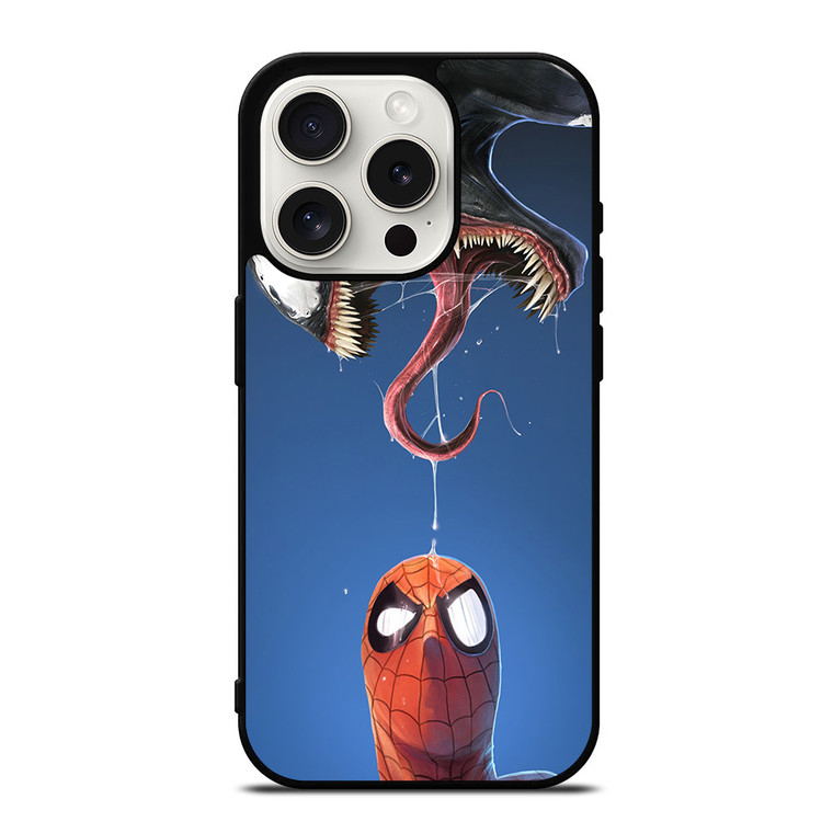 VENOM VS SPIDERMAN VILLAIN iPhone 15 Pro Case Cover