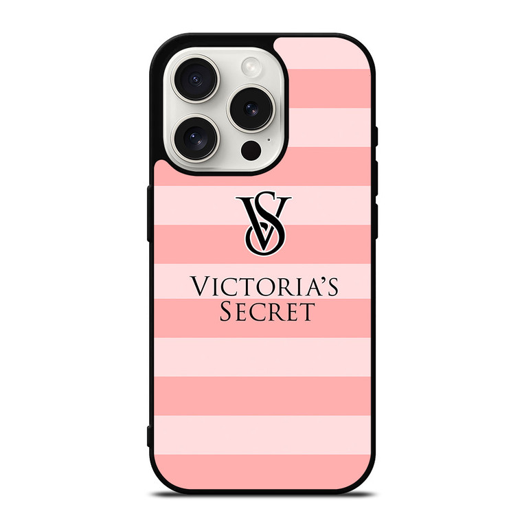 VICTORIA'S SECRET PINK STRIPES 2 iPhone 15 Pro Case Cover