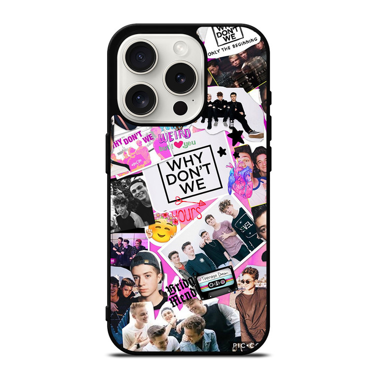 WHY DON'T WE COLLAGE iPhone 15 Pro Case Cover