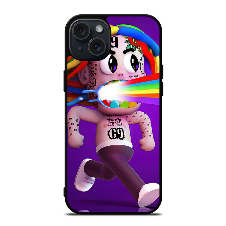 6IX9INE 69 RAPPER CARTOON iPhone 15 Plus Case Cover