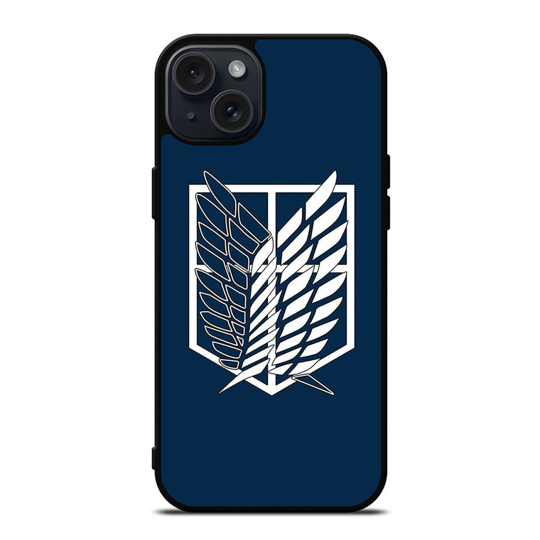 ATTACK ON TITAN SYMBOL WINGS OF FREEDOM iPhone 15 Plus Case Cover
