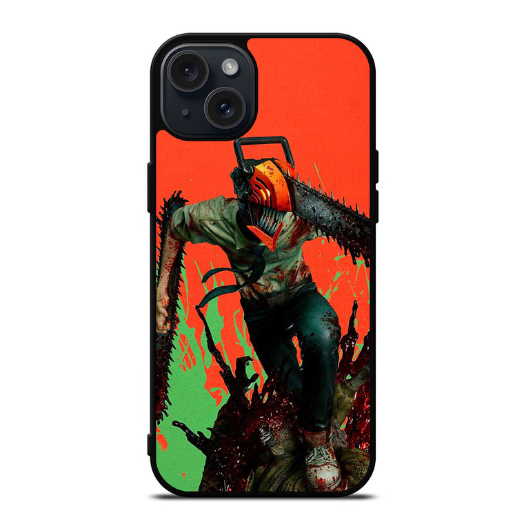 CHAINSAW MAN ANIME DENJI iPhone 15 Plus Case Cover